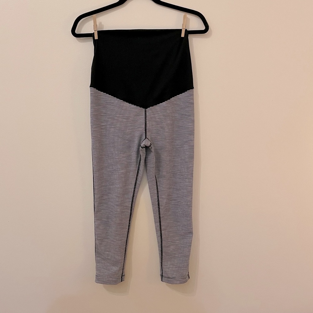 Zella striped maternity yoga pants